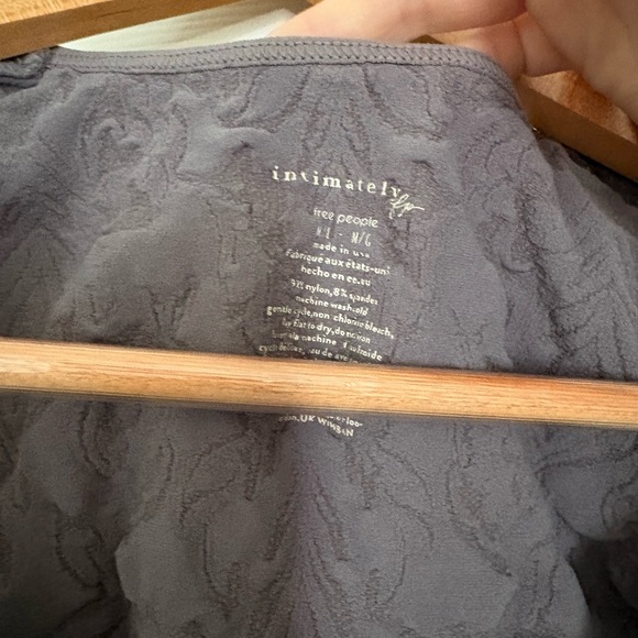 Free People Intimately Cami in Slate Gray - Picture 3 of 5